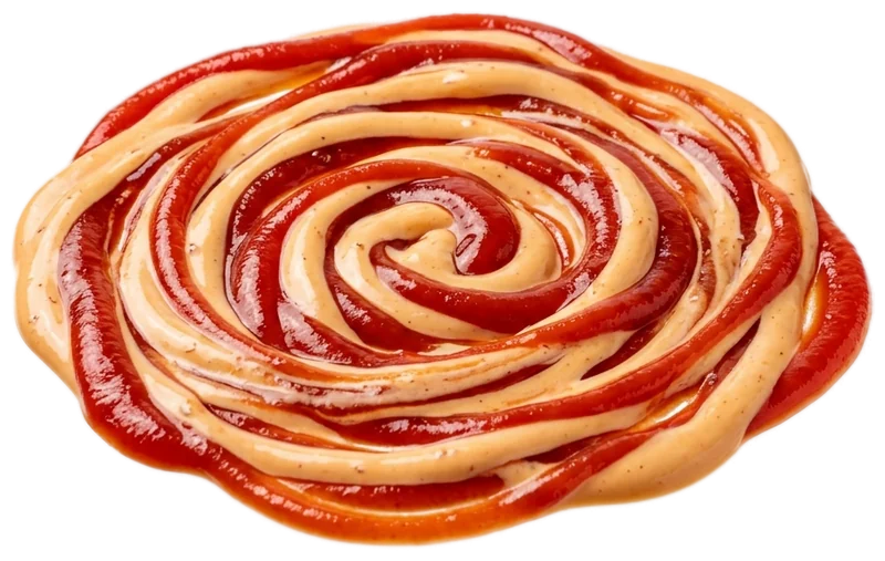Salsa burger & Ketchup